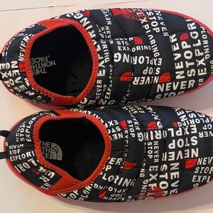 The North Face ThermoBall Traction Booties Toss - Size: 9 - Color: Red/Black